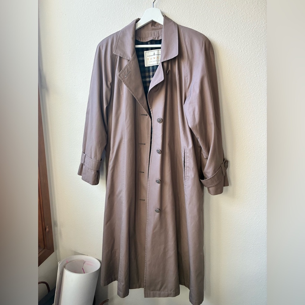 London Fog Women's Trench Coat in Brown